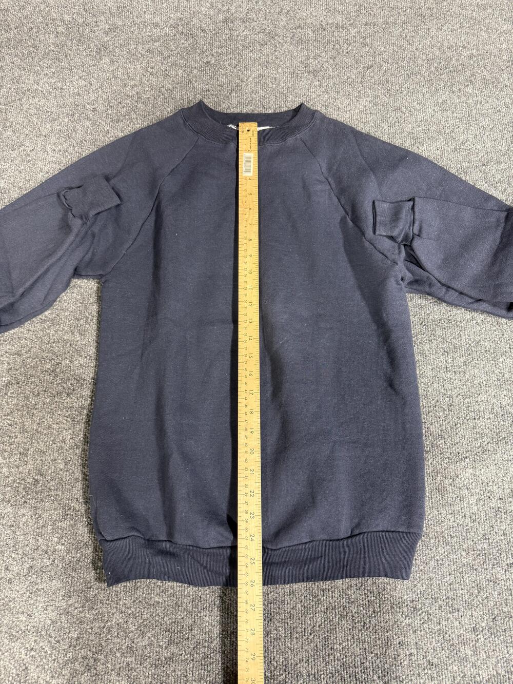 Sweatshirt Mens Medium Blue Fleece Crewneck Long Sleeve Pullover Casual Top